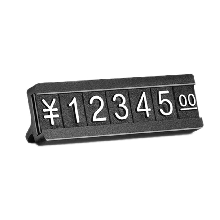 Metal Digital Grain Price Display Micro Standing Plate, Size: Single Layer(Black) - Store & Supermarket Supplies by PMC TechLife | Online Shopping South Africa | PMC TechLife