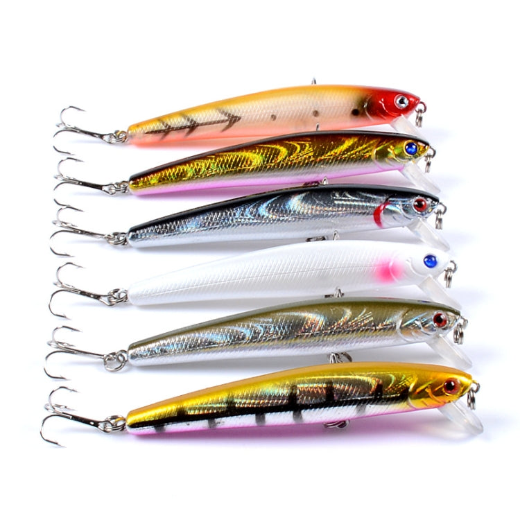 5 PCS M0205 9.6cm/9.8g Minnow Bionic Fake Bait Plastic Floating Hard Bait(1) - Fishing Lures by PMC TechLife | Online Shopping South Africa | PMC TechLife | Buy Now Pay Later Mobicred