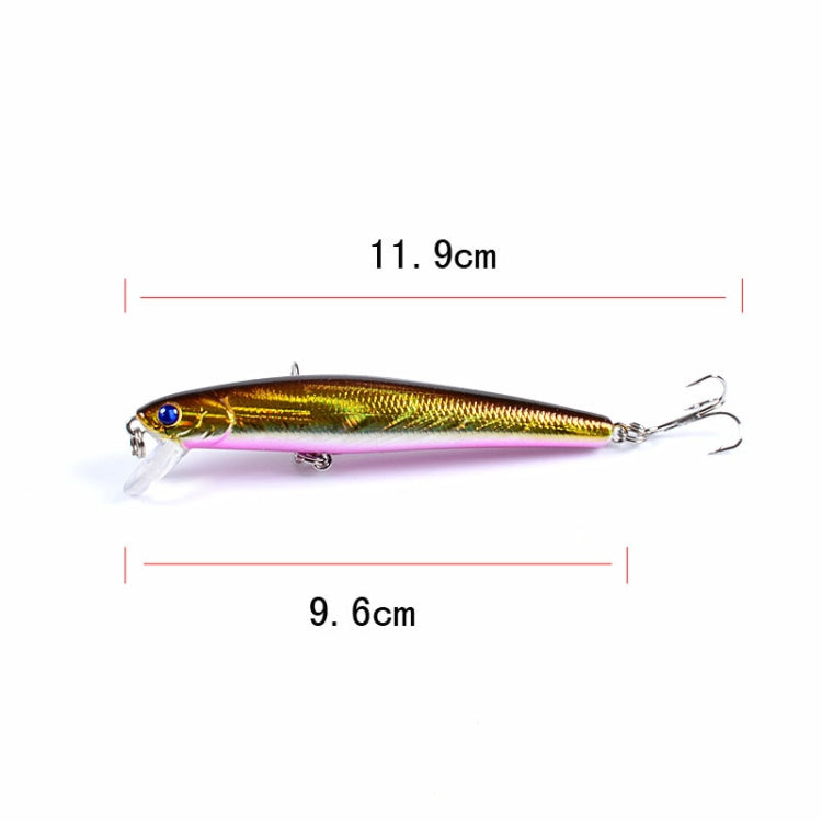5 PCS M0205 9.6cm/9.8g Minnow Bionic Fake Bait Plastic Floating Hard Bait(2) - Fishing Lures by PMC TechLife | Online Shopping South Africa | PMC TechLife | Buy Now Pay Later Mobicred