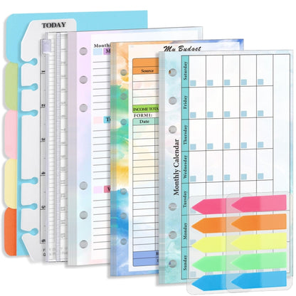 A6 6 Hole Budget Book Loose-leaf Replacement Core Handbook Insert,Spec: Kit 1 - Notebooks by PMC Jewellery | Online Shopping South Africa | PMC Jewellery