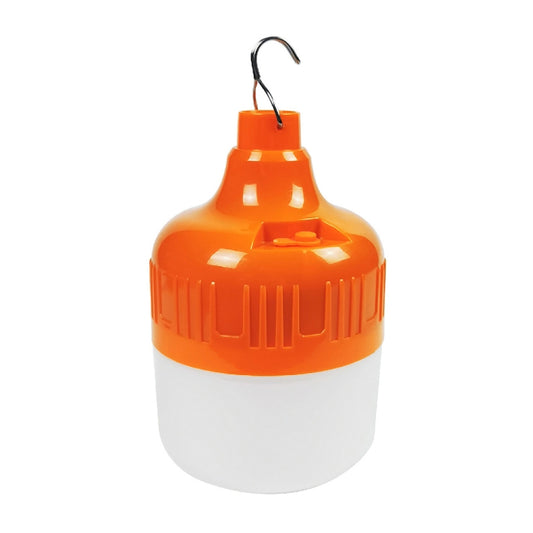 AB26 USB Charging LED Bulb Night Market Stall Lights Outdoor Camping Hanging Lamp, Power: 100W (Orange) - Camping Lighting by PMC Jewellery | Online Shopping South Africa | PMC Jewellery