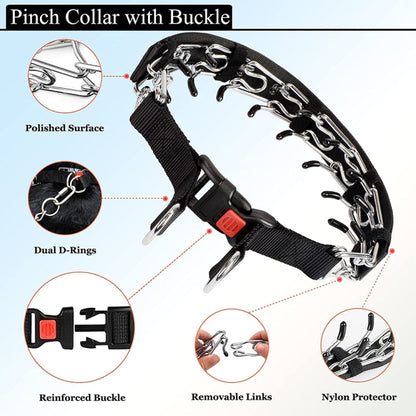 Cloth Tape Paste Detachable Training Stimulation Dog Collar, Size: S 2.5mm x 35cm(Ordinary) - Collars by PMC Jewellery | Online Shopping South Africa | PMC Jewellery