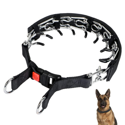 Cloth Tape Paste Detachable Training Stimulation Dog Collar, Size: L 3.5mm x 55cm(With Cap) - Collars by PMC Jewellery | Online Shopping South Africa | PMC Jewellery