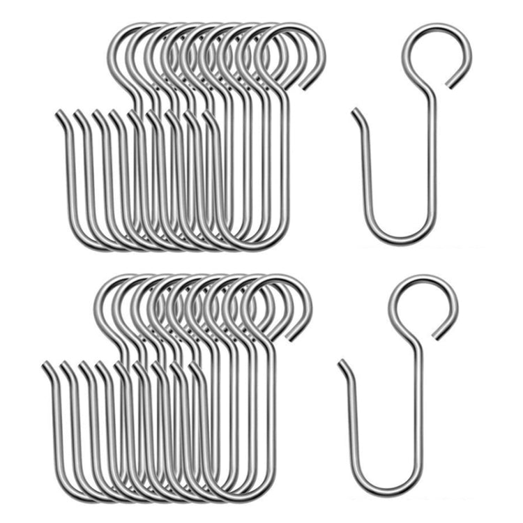 20PCS Metal Hook Set Curtain Easy Replacement Hook Accessories - Curtain Decorative Accessories by PMC TechLife | Online Shopping South Africa | PMC TechLife
