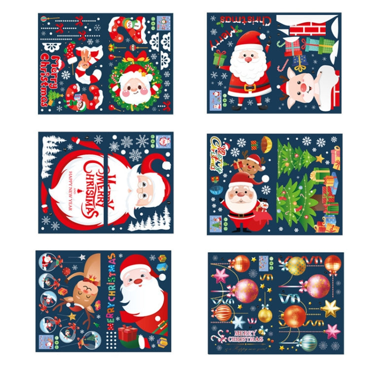 Santa Claus Hanging Stickers Shop Window Glass Door Living Room Wall Stickers(6309) - Christmas Stickers by PMC TechLife | Online Shopping South Africa | PMC TechLife | Buy Now Pay Later Mobicred