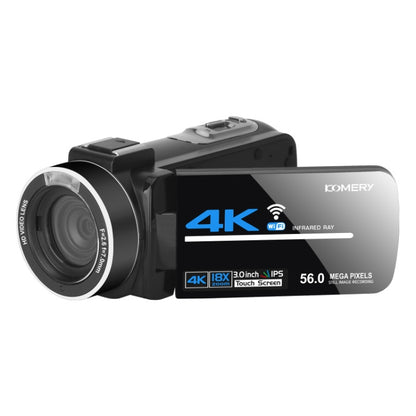 KOMERY  AF2 5600PX 18X Zoom 4K Digital Video Camera Black - Video Cameras by PMC Jewellery | Online Shopping South Africa | PMC Jewellery | Buy Now Pay Later Mobicred