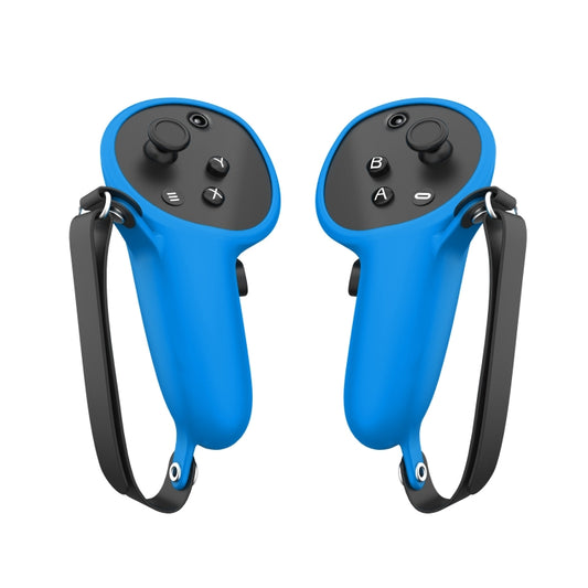 For Meta Quest Pro 1pair Handle Silicone Case Cover VR Accessories(Blue) - VR Accessories by PMC Jewellery | Online Shopping South Africa | PMC Jewellery | Buy Now Pay Later Mobicred