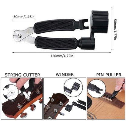 28 PCS / Set Folk Wood Bass Guitar Tuning Clip Tuner Instrument Set - Stringed Instruments by PMC Jewellery | Online Shopping South Africa | PMC Jewellery