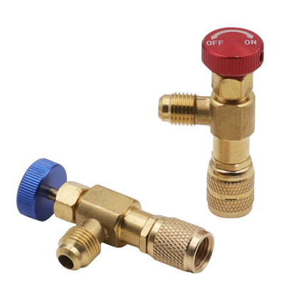 Air Conditioner Fluoridation Safety Valve Refrigerant Filling Connector(Side R22 Bottom R22) - Air Conditioning System by PMC Jewellery | Online Shopping South Africa | PMC Jewellery