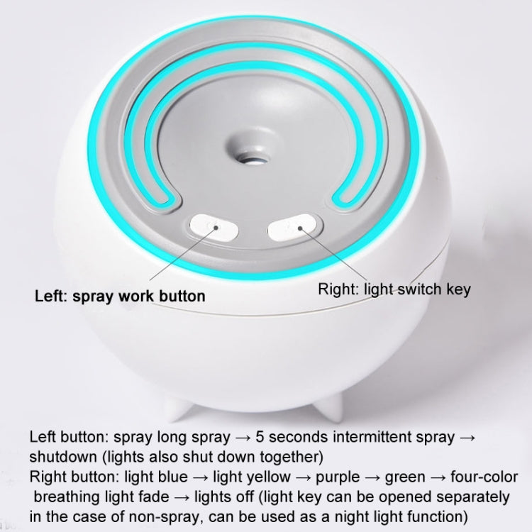 X-H05 250 ml Water Tank Small Humidifier USB Plug-in Sprayers With Night Light(Green) - free shipping - PMC TechLife - Order now!