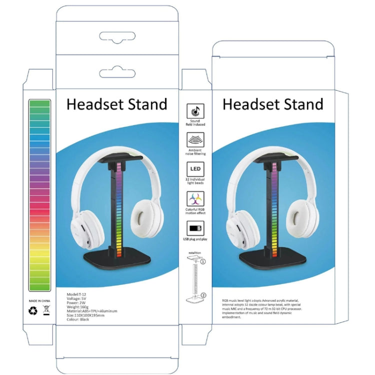 Ajazz Detachable RGB Glowing Game Headset Stand USB Pickup Lamp, Style: Pickup Model - Headset Stand by Ajazz | Online Shopping South Africa | PMC Jewellery | Buy Now Pay Later Mobicred