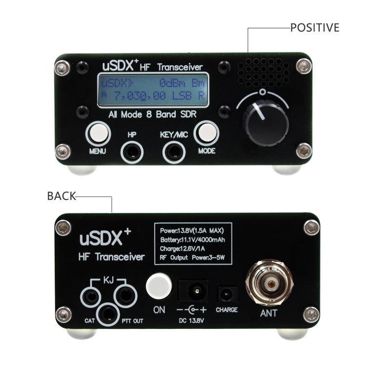 Usdr Usdx + V2 Plus 8 Band SDR Full Mode HF SSB QRP High Frequency Transceiver, Spec: No Power Supply - Set Top Box & Accessories by PMC Jewellery | Online Shopping South Africa | PMC Jewellery | Buy Now Pay Later Mobicred