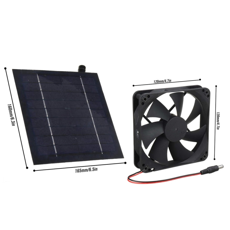 Al-043 20W Solar Mini Fan Bathroom Kitchen Solar Exhaust Fan - Others by PMC Jewellery | Online Shopping South Africa | PMC Jewellery