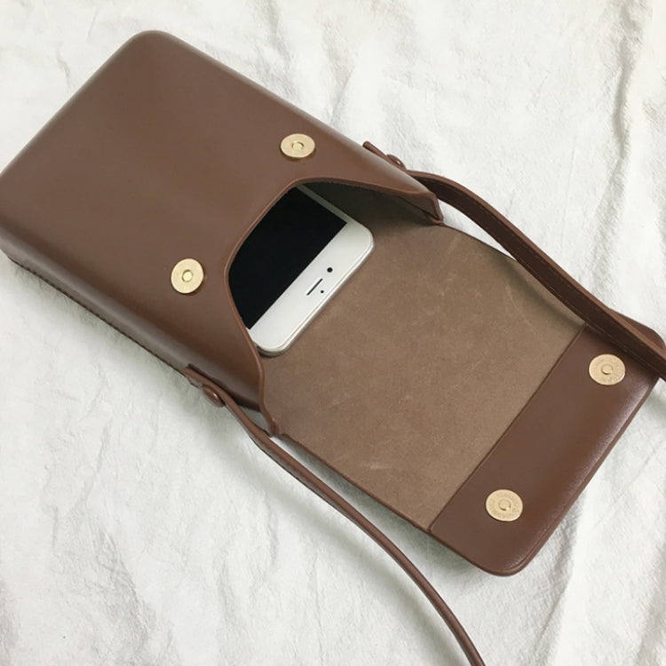 Fashion Versatile Vertical Models Single Shoulder Crossbody Mobile Phone Bag, Color: Yellow - Single-shoulder Bags by PMC TechLife | Online Shopping South Africa | PMC TechLife | Buy Now Pay Later Mobicred