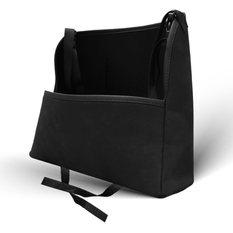 DE RAN FU Car Seat Storage Bag Chair Back Fur Leather Storage Bag(Black) - Stowing Tidying by DE RAN FU | Online Shopping South Africa | PMC Jewellery | Buy Now Pay Later Mobicred