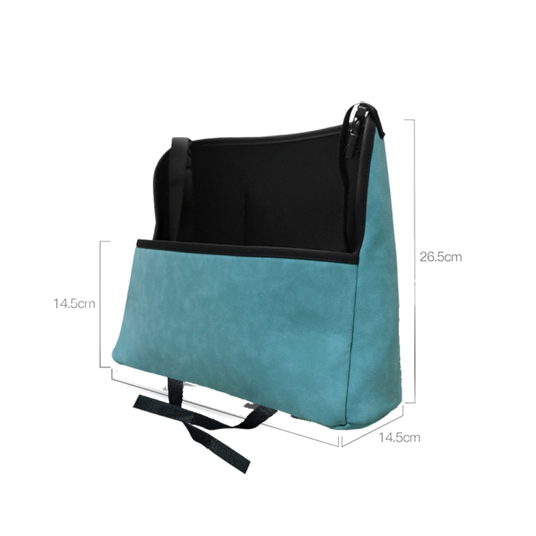 DE RAN FU Car Seat Storage Bag Chair Back Fur Leather Storage Bag(Grey) - Stowing Tidying by DE RAN FU | Online Shopping South Africa | PMC Jewellery | Buy Now Pay Later Mobicred