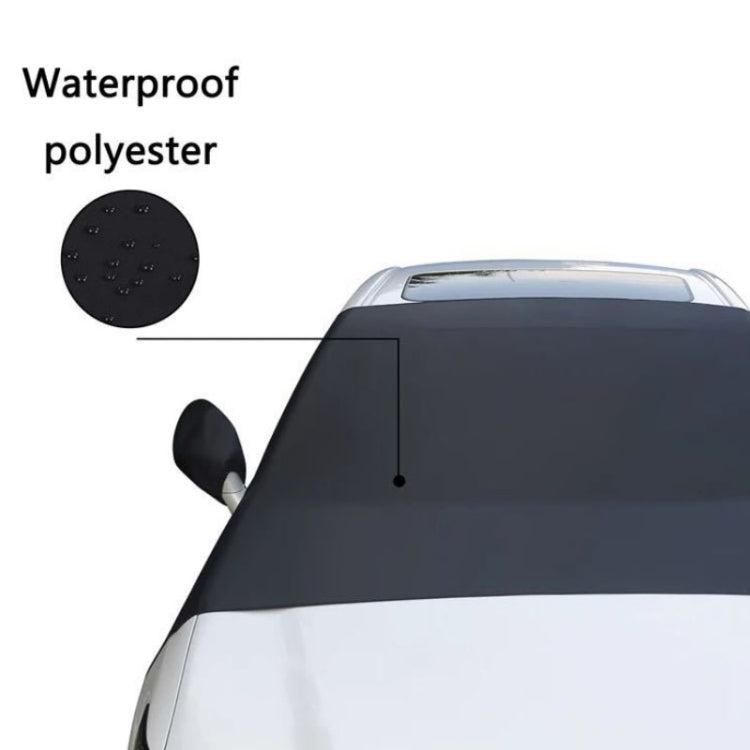 Car Front Window Snow Coated Silver Cloth Anti-freeze Sun Blocker Cover(205x150x167cm) - Window Foils & Solar Protection by PMC Jewellery | Online Shopping South Africa | PMC Jewellery | Buy Now Pay Later Mobicred