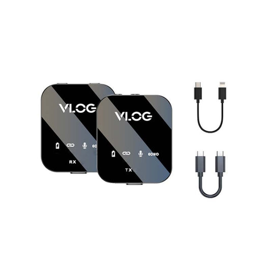 M18 Wireless Microphone Collar Clip Recording Equipment, Style: 1 In 1 Type-C+8Pin - Microphone by PMC Jewellery | Online Shopping South Africa | PMC Jewellery | Buy Now Pay Later Mobicred