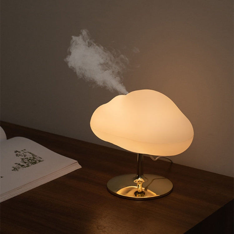 270ml Cloud Aroma Diffuser Humidifier  USB Table Lamp(Silver Bottom) - free shipping - PMC TechLife - Order now!