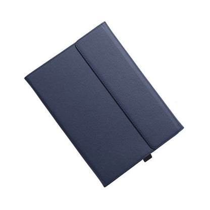 For Microsoft Surface Pro 8 Tablet Protective Case Holder(Microfiber Lambskin Texture Blue Case) - Others by PMC Jewellery | Online Shopping South Africa | PMC Jewellery | Buy Now Pay Later Mobicred