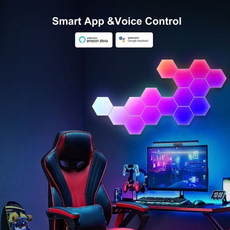 Gaming Ambient Light Smart Chiclet Backdrop Quantum Wall Light, Versions: Bluetooth(6 PCS/Set) - Novelty Lighting by PMC TechLife | Online Shopping South Africa | PMC TechLife | Buy Now Pay Later Mobicred