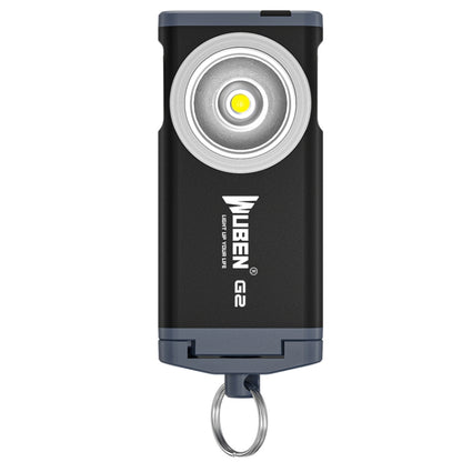 WUBEN G2 Strong Light LED Flashlight USB Outdoor Campers And Household Super Bright Key Chain Light(Black) - LED Flashlight by WUBEN | Online Shopping South Africa | PMC Jewellery | Buy Now Pay Later Mobicred