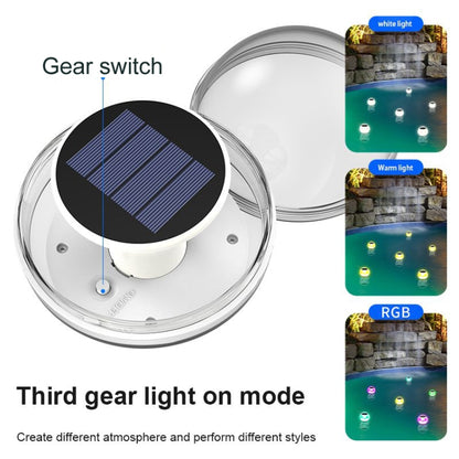 Solar Water Floating Lights Patio Pool Floating Landscape Decorative Lights(Three Light Mode) - Underwater Lights by PMC Jewellery | Online Shopping South Africa | PMC Jewellery