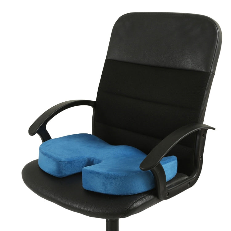 Office Gel Cushion Beauty Buttocks Anti-hemorrhoid Cushion(Super Soft Cloth Blue) - Cushions & Pillows by PMC TechLife | Online Shopping South Africa | PMC TechLife | Buy Now Pay Later Mobicred