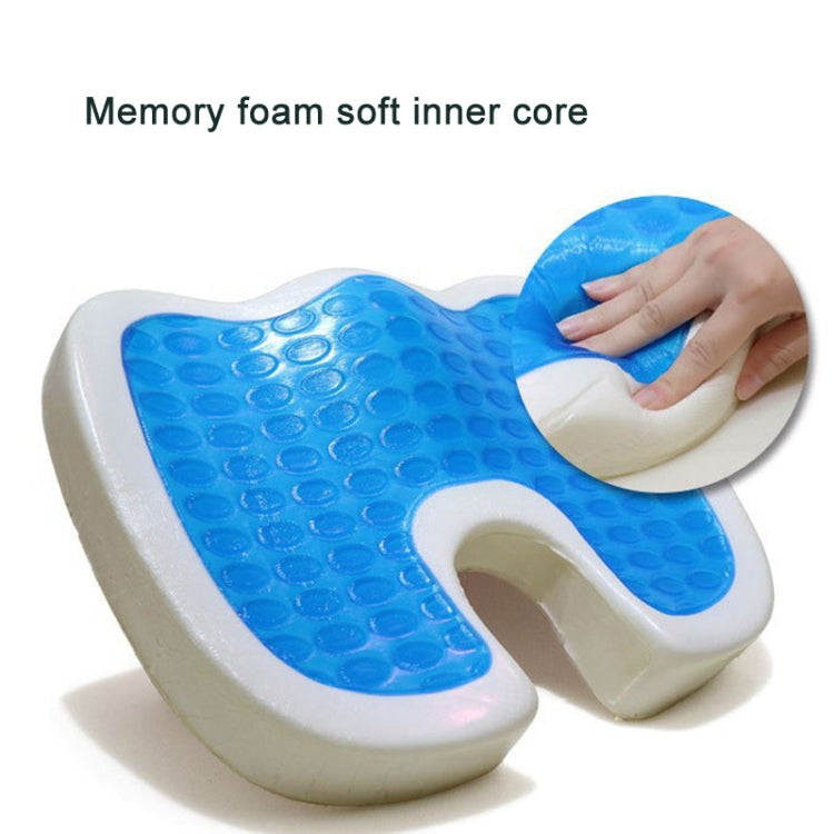 Office Gel Cushion Beauty Buttocks Anti-hemorrhoid Cushion(Mesh Fabric Purple) - Cushions & Pillows by PMC TechLife | Online Shopping South Africa | PMC TechLife | Buy Now Pay Later Mobicred