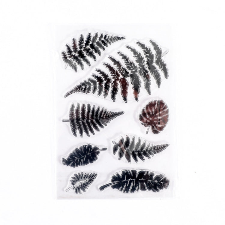5 PCS Vintage Botanical Arrangement Handbook Clear Silicone Stamp(Fern) - Handbook Decorative Stickers by PMC Jewellery | Online Shopping South Africa | PMC Jewellery