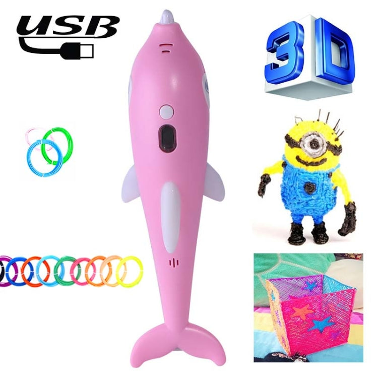 Children 3D Printing Pen Low Temperature Intelligent Screen Display Voice Drawing Pen, Style:, Color: 13 Colors (Pink) - 3D Printer by PMC Jewellery | Online Shopping South Africa | PMC Jewellery | Buy Now Pay Later Mobicred