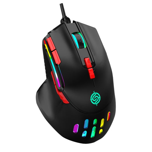 K-Snake Q15 9 Keys RGB Light Effect Wired Mechanical Mouse, Cable Length: 1.5m(Black) - Wired Mice by K-Snake | Online Shopping South Africa | PMC Jewellery | Buy Now Pay Later Mobicred