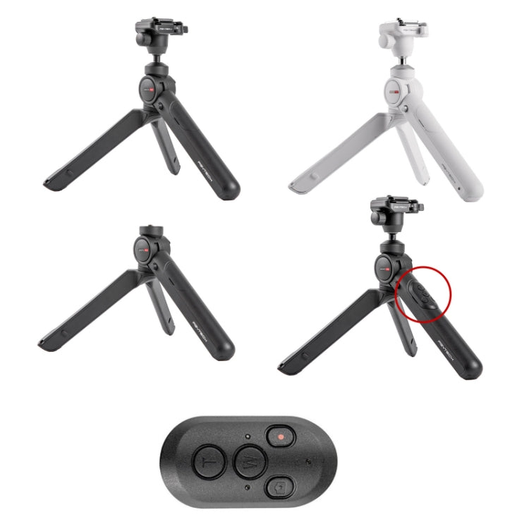 PGYTECH Camera Mobile Phone Desktop Pan Tilt Handheld Tripod, Specification: White - free shipping - PMC TechLife - Order now!