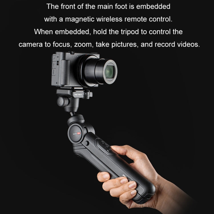 PGYTECH Camera Mobile Phone Desktop Pan Tilt Handheld Tripod, Specification: Black - free shipping - PMC TechLife - Order now!