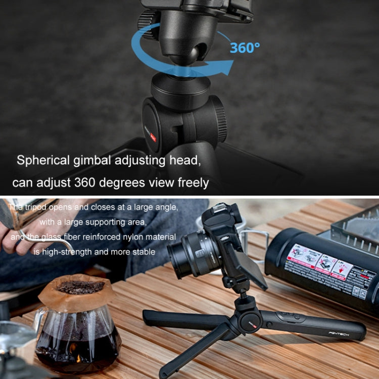 PGYTECH Camera Mobile Phone Desktop Pan Tilt Handheld Tripod, Specification: Black - free shipping - PMC TechLife - Order now!