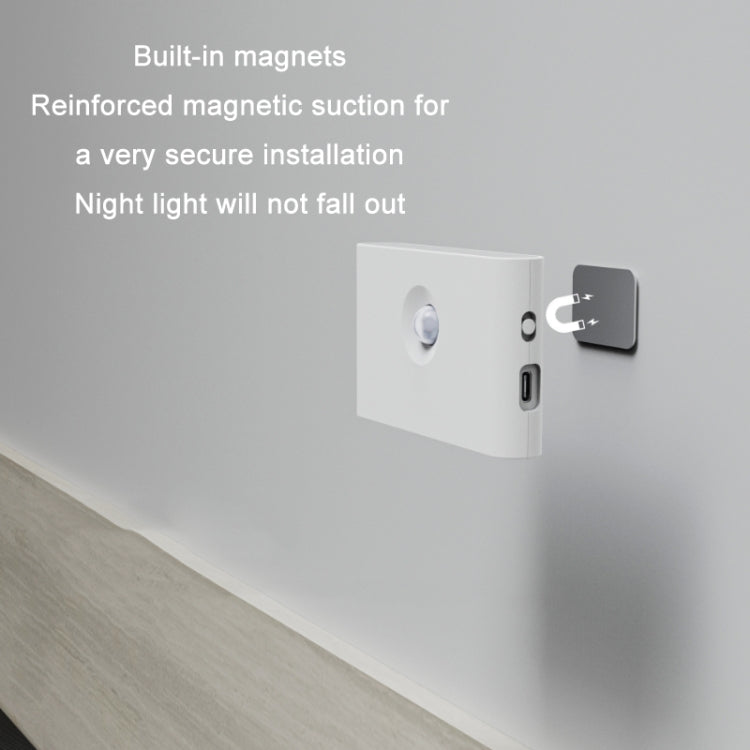 Human Infrared Smart Sensor Wireless Magnetic LED Night Light(Round Lens) - Sensor LED Lights by PMC TechLife | Online Shopping South Africa | PMC TechLife | Buy Now Pay Later Mobicred