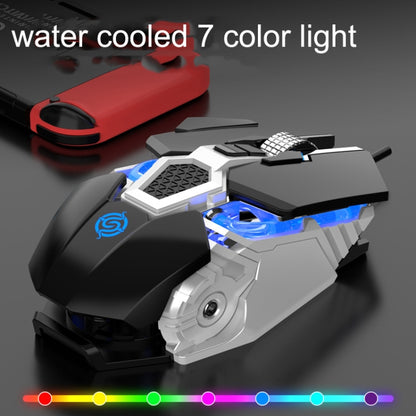 K-Snake Q18 9 Keys 6400DPI Glowing Machine Wired Gaming Mouse, Cable Length: 1.5m(White) - Wired Mice by K-Snake | Online Shopping South Africa | PMC Jewellery | Buy Now Pay Later Mobicred