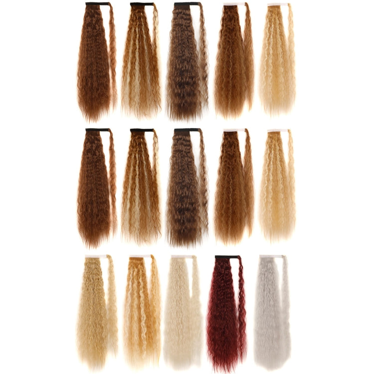 MST8568 Invisible Adhesive Bandage Wigs Corn Perm Long Ponytail Wigs(1001A) - free shipping - PMC TechLife - Order now!