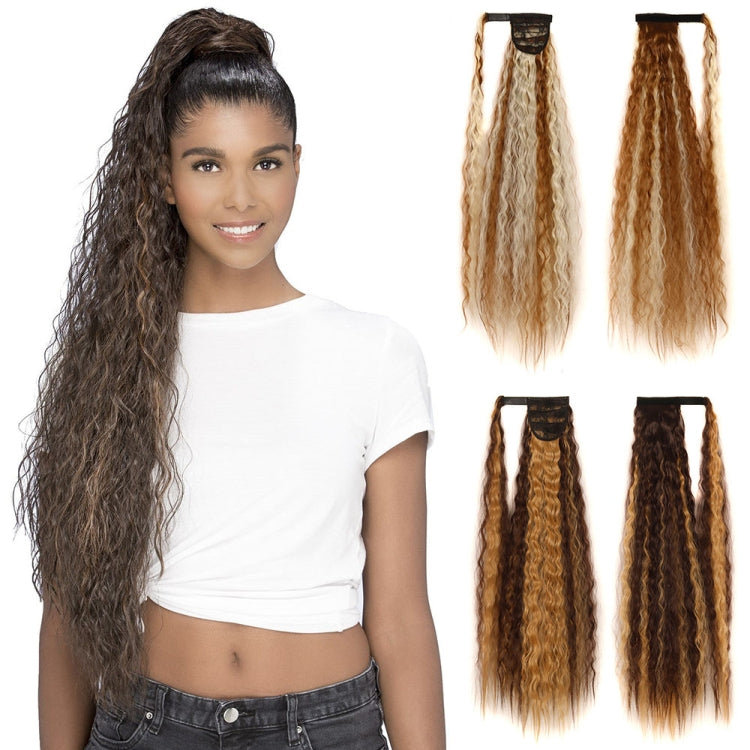 MST8568 Invisible Adhesive Bandage Wigs Corn Perm Long Ponytail Wigs(27H613) - free shipping - PMC TechLife - Order now!
