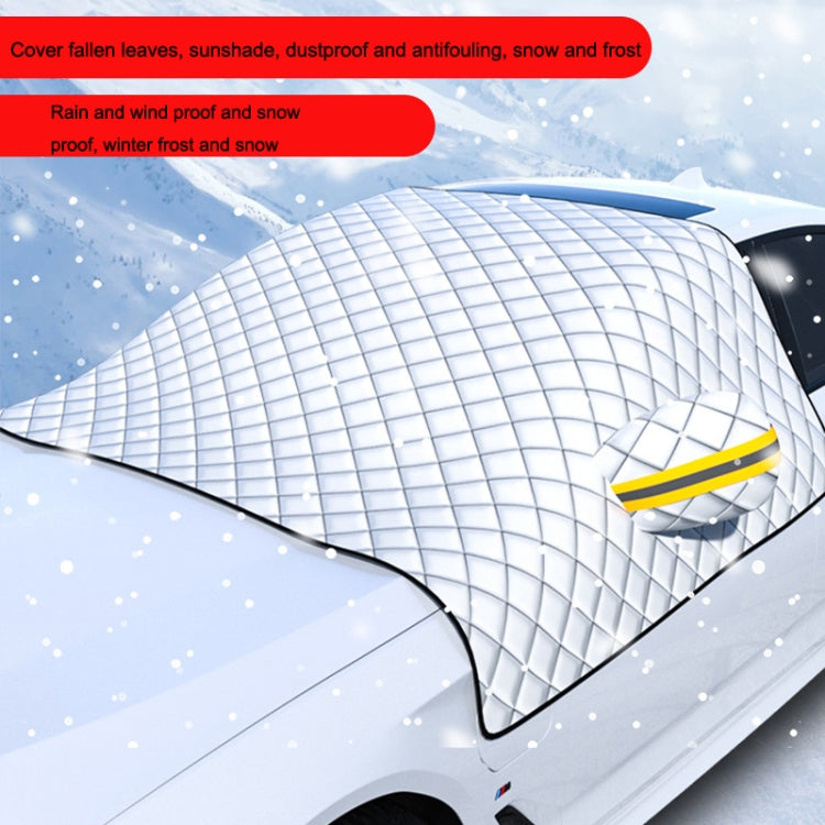 SUITU R-3945 Car Winter Front Glass Snow Shield Defrost Sunshade Thickened Car Clothing, Style: Non-magnet Quilt - free shipping - PMC Jewellery - Order now!