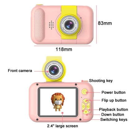 X101 Mini HD Lens Reversible Child Camera, Color: Blue - Children Cameras by PMC Jewellery | Online Shopping South Africa | PMC Jewellery | Buy Now Pay Later Mobicred