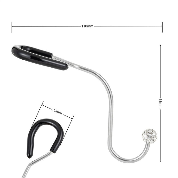 Multifunctional Car Seat Hooks With Diamond Inlay(Peach) - Auto Fastener & Clips by PMC TechLife | Online Shopping South Africa | PMC TechLife | Buy Now Pay Later Mobicred