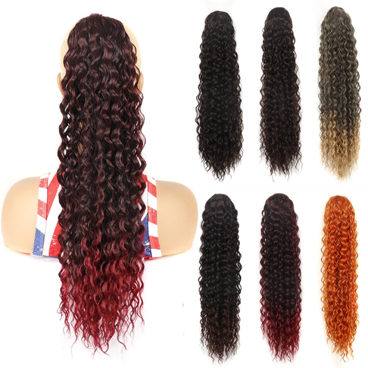 LSDP22 Drawstring Long Curly Wig Ponytail Mesh Curly Ponytail(1B) - free shipping - PMC TechLife - Order now!