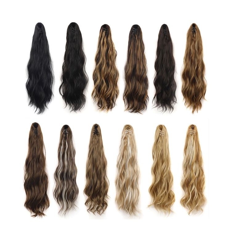 P96 Clip-On Wig Long Ponytail Water Ripple Long Curly Wig(8BH60) - free shipping - PMC TechLife - Order now!