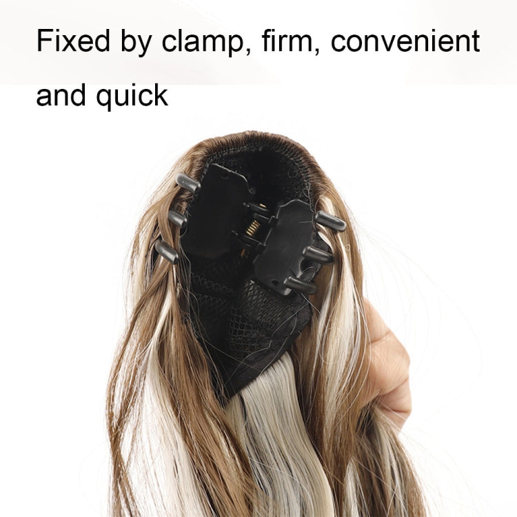 P96 Clip-On Wig Long Ponytail Water Ripple Long Curly Wig(2) - free shipping - PMC TechLife - Order now!