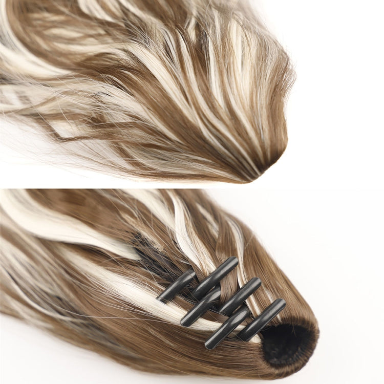 P96 Clip-On Wig Long Ponytail Water Ripple Long Curly Wig(18B) - free shipping - PMC TechLife - Order now!