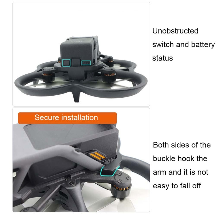 For DJI Avata CQT 913318 Body Battery Reinforcement Anti-drop Buckle -  by PMC TechLife | Online Shopping South Africa | PMC TechLife