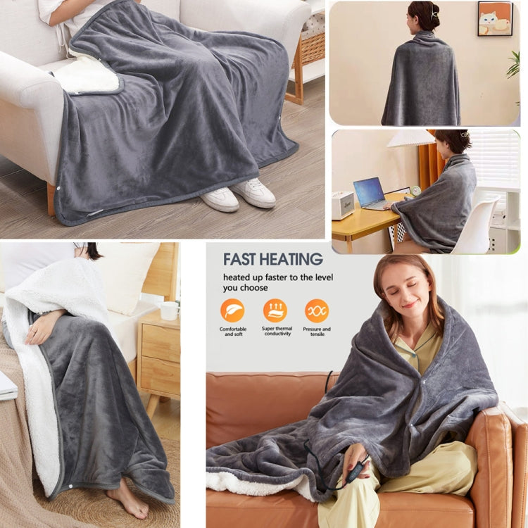 Controller Version Adjustable Temperature Timing USB Electric Heating Shawl Blanket Heating Pad 76x150cm - Electric Blankets by PMC Jewellery | Online Shopping South Africa | PMC Jewellery