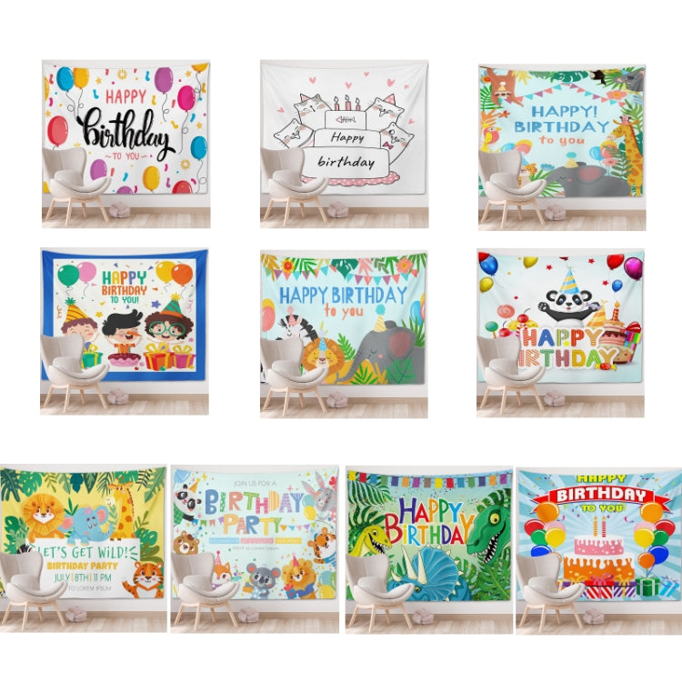 Happy Birthday Photo Backdrop Party Decoration Tapestry, Size: 200x150cm(GT56-1) - Cartoon by PMC TechLife | Online Shopping South Africa | PMC TechLife | Buy Now Pay Later Mobicred