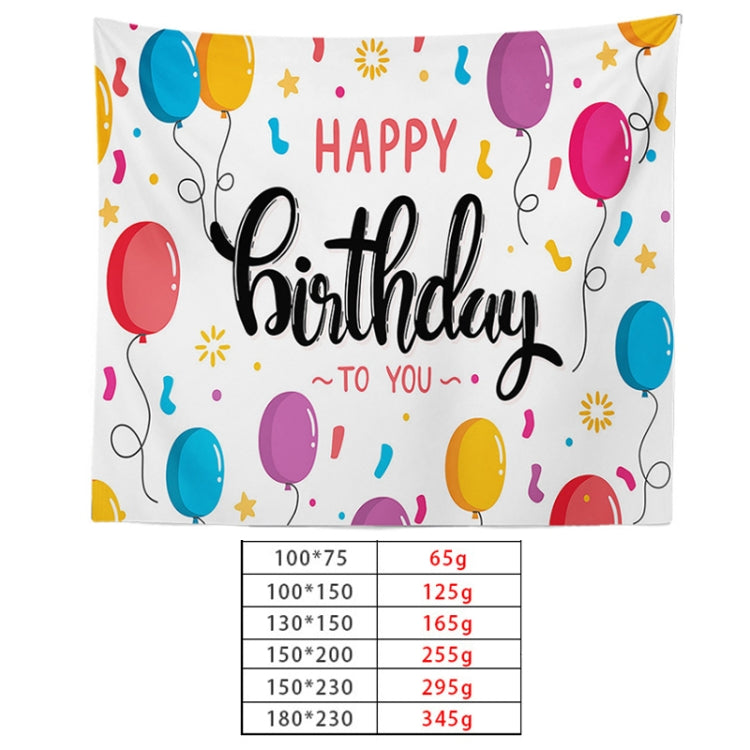 Happy Birthday Photo Backdrop Party Decoration Tapestry, Size: 230x150cm(GT56-8) - Cartoon by PMC TechLife | Online Shopping South Africa | PMC TechLife | Buy Now Pay Later Mobicred